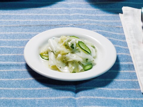 かぶときゅうりのサラダ〜玉ねぎドレッシング